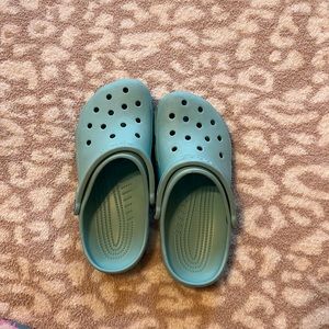 Blue crocs